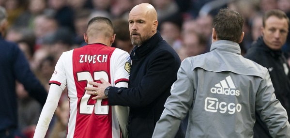 Foto: Ten Hag komt met Ziyech-nieuws: “Ik denk zondag”