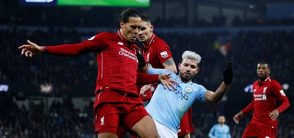 Foto: Agüero lyrisch over ‘beste tegenstander’ Van Dijk: “Die lange benen..”