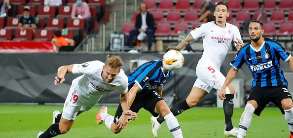 Foto: Sevilla wint EL na dubbelslag Luuk de Jong