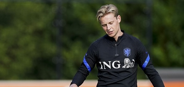 Foto: “Opmerkelijk dat Frenkie de Jong beter bij Oranje speelt”