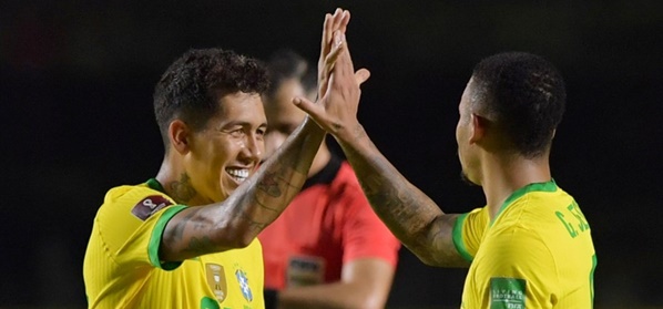 Foto: Roberto Firmino goud waard voor Brazilië