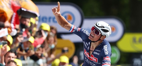 Foto: De Boer om de oren geslagen met Mathieu van der Poel