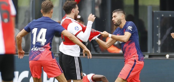 Foto: Feyenoord boekt razendknappe zege op tienkoppig Atléti