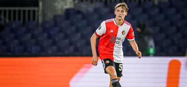 Foto: Feyenoord-debutant Sem Valk: ‘Mijn telefoon is ontploft’