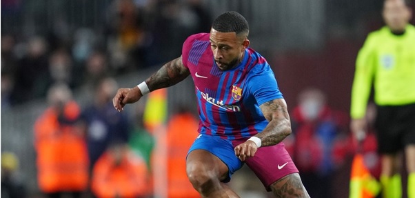 Foto: Memphis Depay bezorgt Barça zwaarbevochten zege