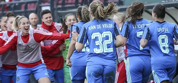 Foto: Ajax Vrouwen winnen bekerfinale wél van PSV