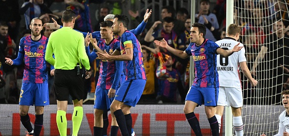 Foto: FC Barcelona vliegt troosteloos uit Europa League