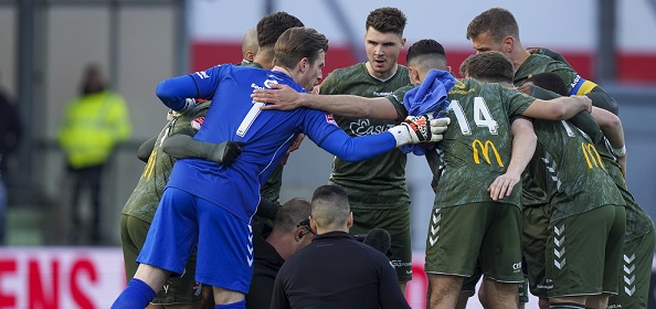 Foto: FC Emmen na één jaar terug in de Eredivisie