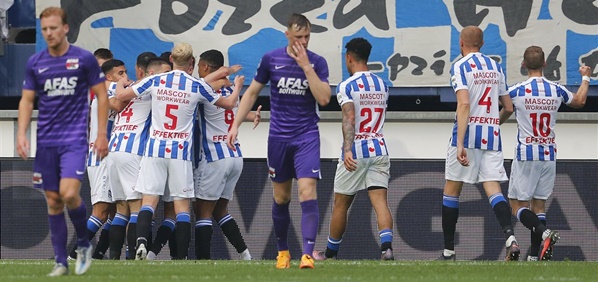 Foto: Heerenveen-miskoop na 2 speelminuten weer weg