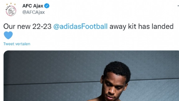 Foto: Ajax presenteert nieuw uitshirt (?)