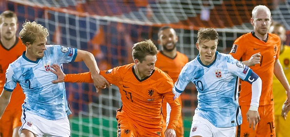 Foto: Noorwegen kotst international uit na beladen transfer