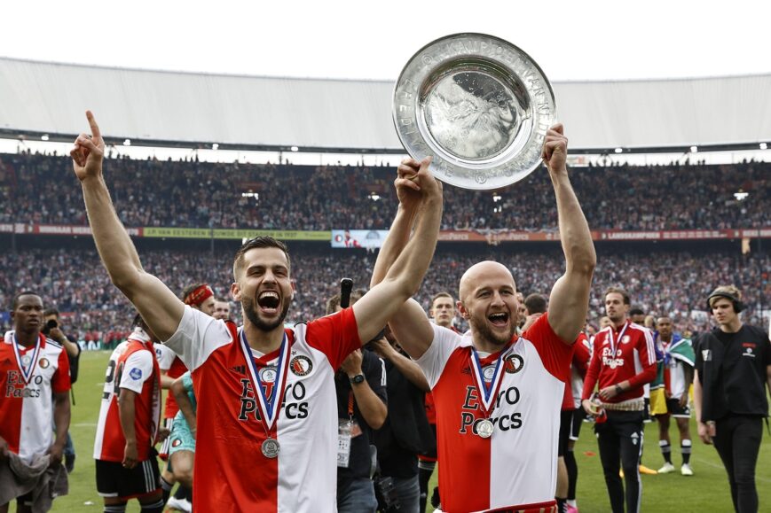 Dávid Hancko en Gernot Trauner (Feyenoord)