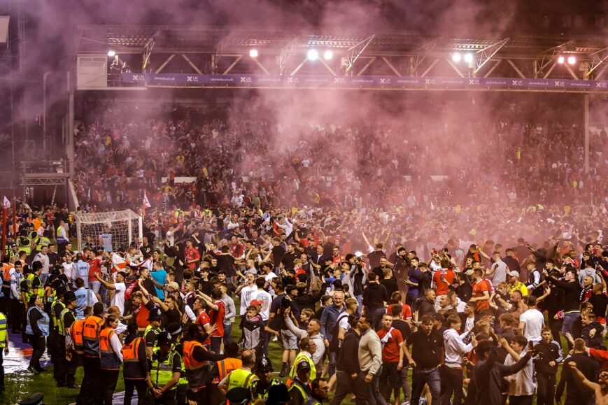 Nottingham Forest-fans vieren promotie (2022)