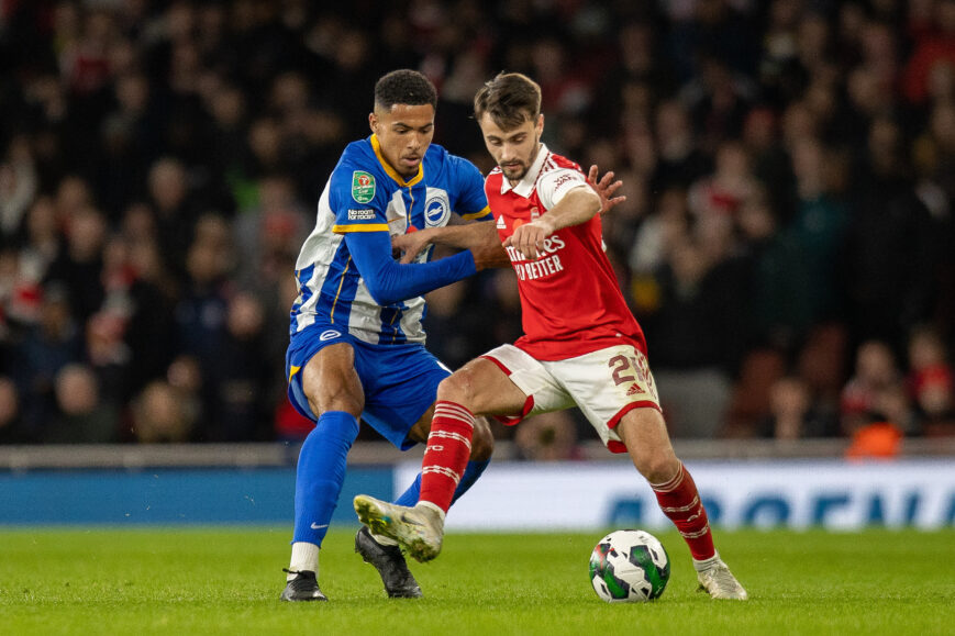 Foto: Voorbeschouwing: Arsenal wil titeldroom levend houden tegen stuntploeg Brighton & Hove Albion