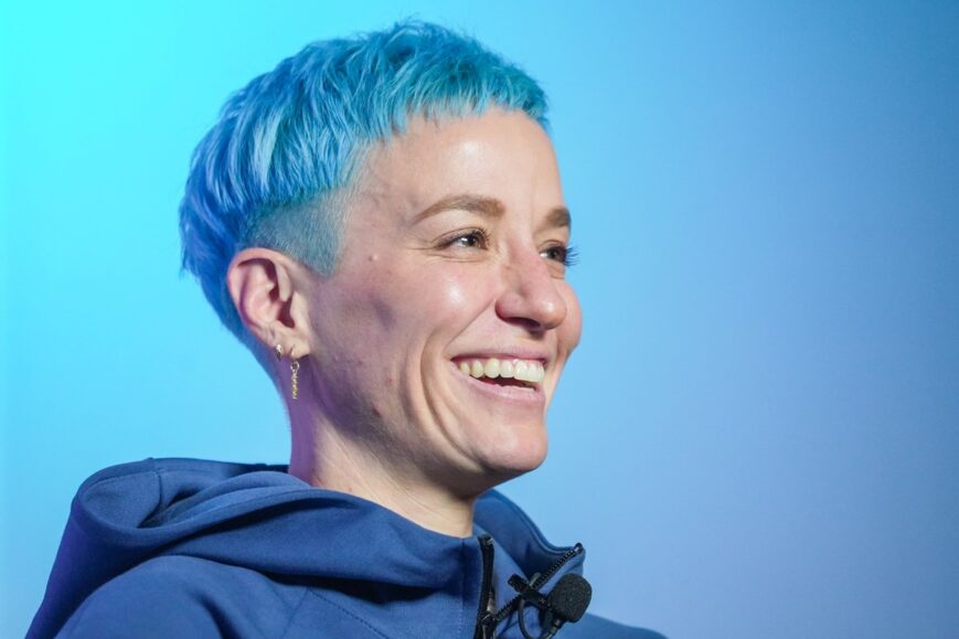 Foto: Megan Rapinoe geeft er binnenkort de brui aan