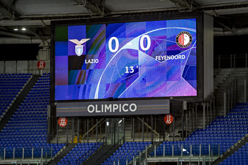 Foto: Feyenoord getergd tegen bang Lazio