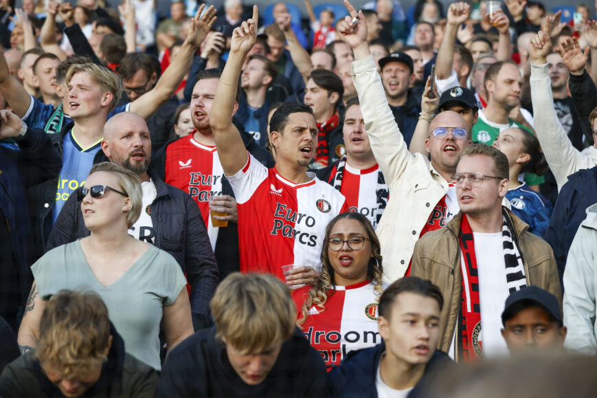 Foto: Feyenoord lijkt thuis te spelen in Glasgow: “Wauw!”