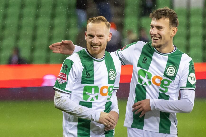 Foto: Postema schiet FC Groningen naar kwartfinale KNVB Beker