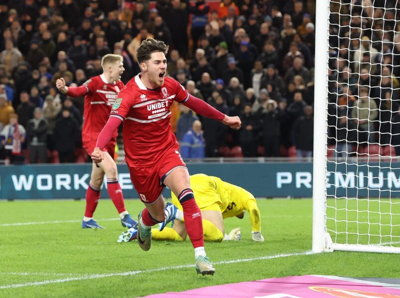 Foto: Middlesbrough verschalkt Chelsea en zet stap richting Wembley