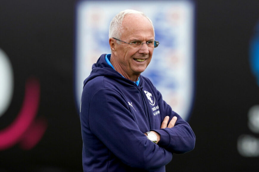 Foto: Sven-Göran Eriksson overlijdt op 76-jarige leeftijd