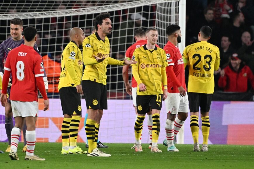 Foto: ‘Winnaar van PSV-Dortmund verliest sowieso in kwartfinale’