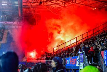 PSV stevig gestraft na vuurwerkincident in Heerenveen