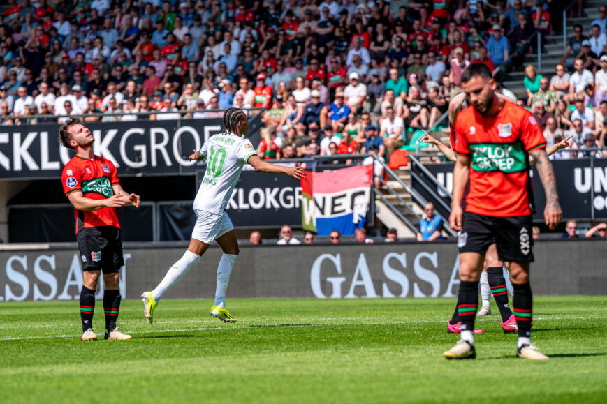 Foto: Feyenoord helpt Ajax met nieuwe NEC-zege aan vijfde plaats
