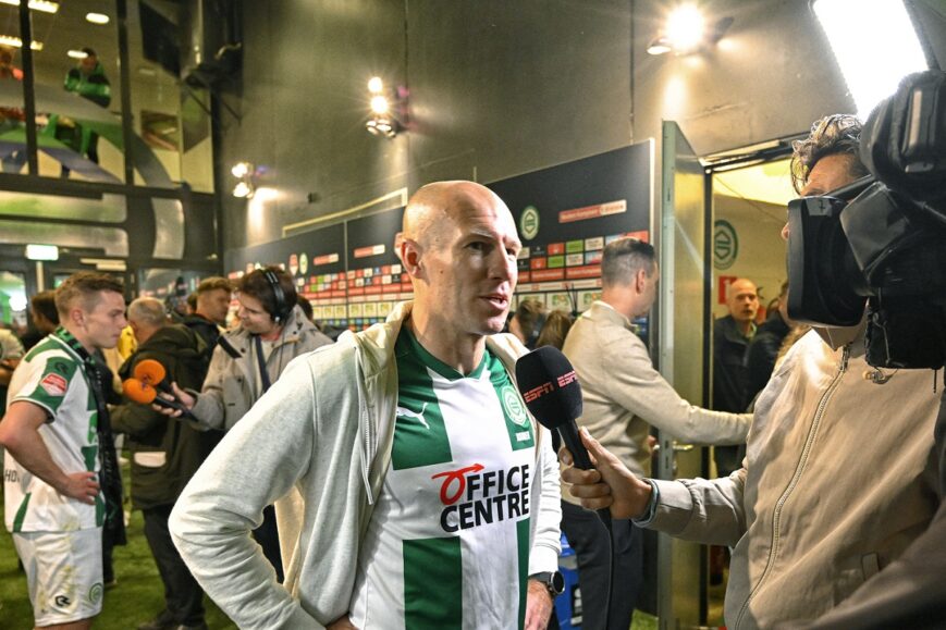 Foto: Arjen Robben zegt ‘nee, nee en nog eens nee’