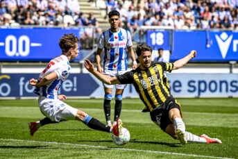 Zelfs gedegradeerd Vitesse is Heerenveen de baas