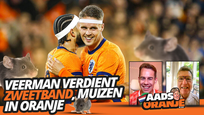 Foto: Veerman verdient ZWEETBAND, muizen in ORANJE | Aads Oranje EK 2024 #1