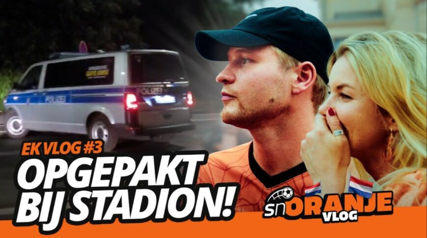 Foto: Nederland-Frankrijk eindigt op politiebureau | SN Oranje | EK Vlog #3