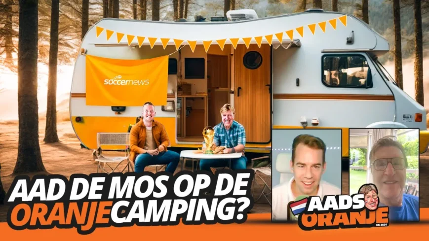 Foto: Aad de Mos op de Oranjecamping? | Aads Oranje