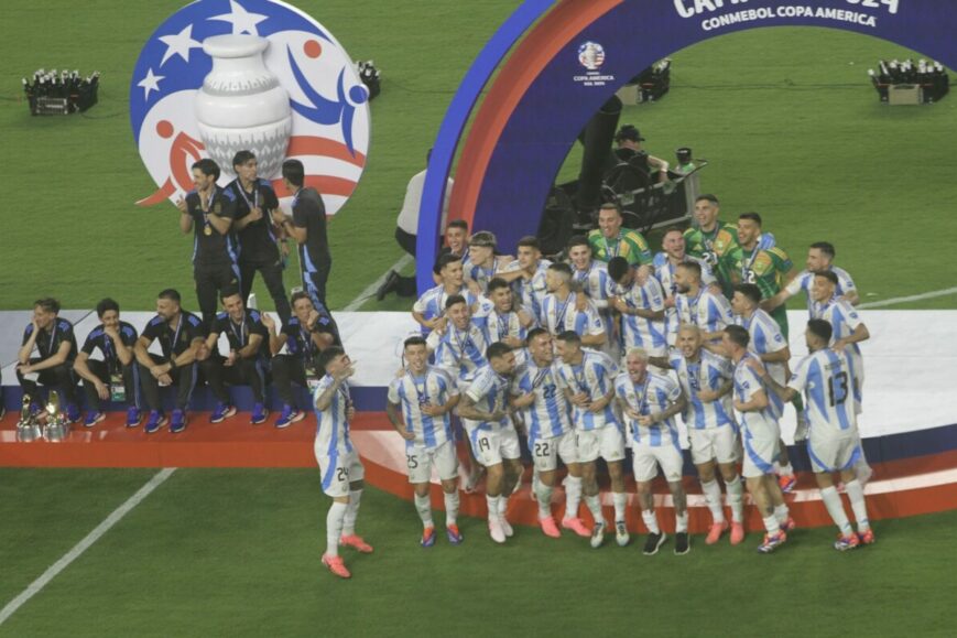 Foto: Argentinië pakt opnieuw hoofdprijs met winnen Copa América