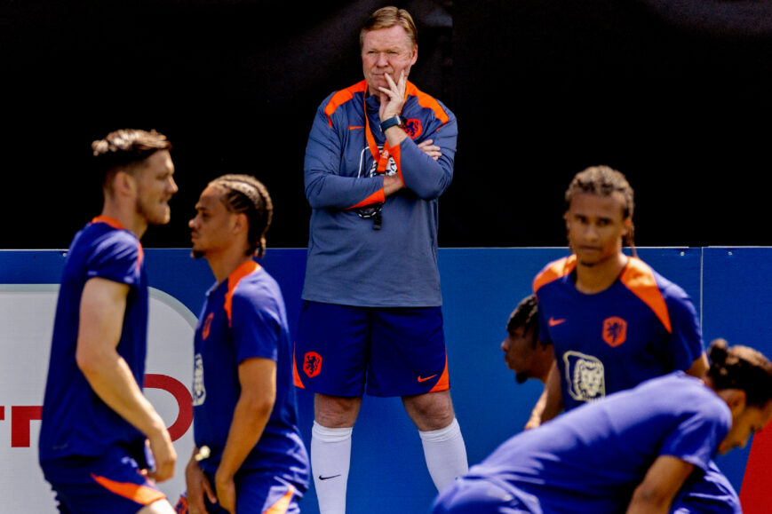 Foto: Oranje-verdediger traint apart van de groep