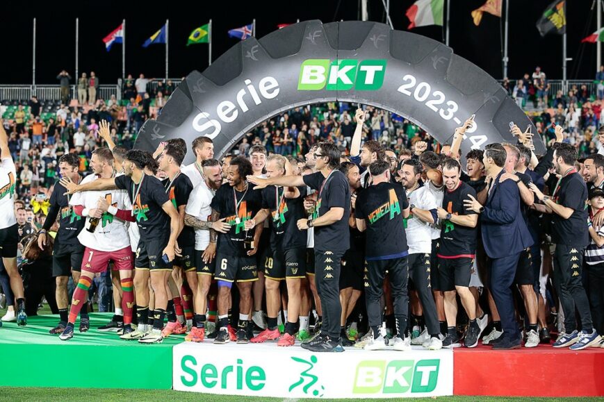 Venezia FC viert de promotie van 2024