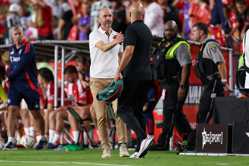 Foto: Voorbeschouwing Manchester United – Liverpool: Ten Hag en Slot kruisen de degens