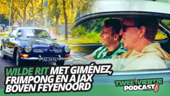 WILDE RIT met Giménez, Frimpong en Ajax boven Feyenoord | Twee Viertje #93 in de auto van Aad de Mos