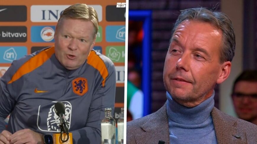 Foto: Wéér bonje tussen Driessen en Koeman op persconferentie