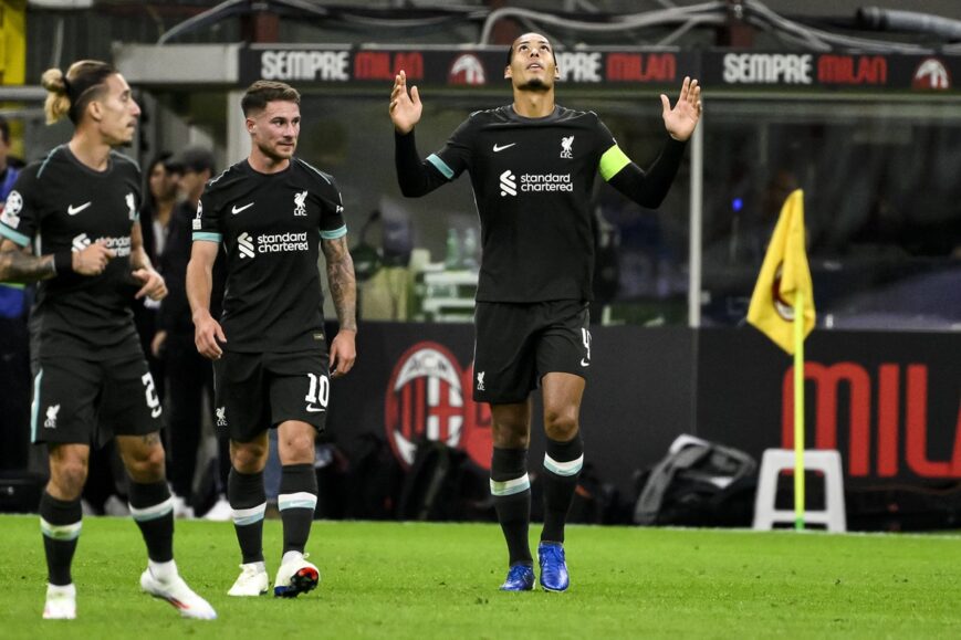 Foto: Van Dijk en Gakpo bezorgen Slot en Liverpool zege op Milan