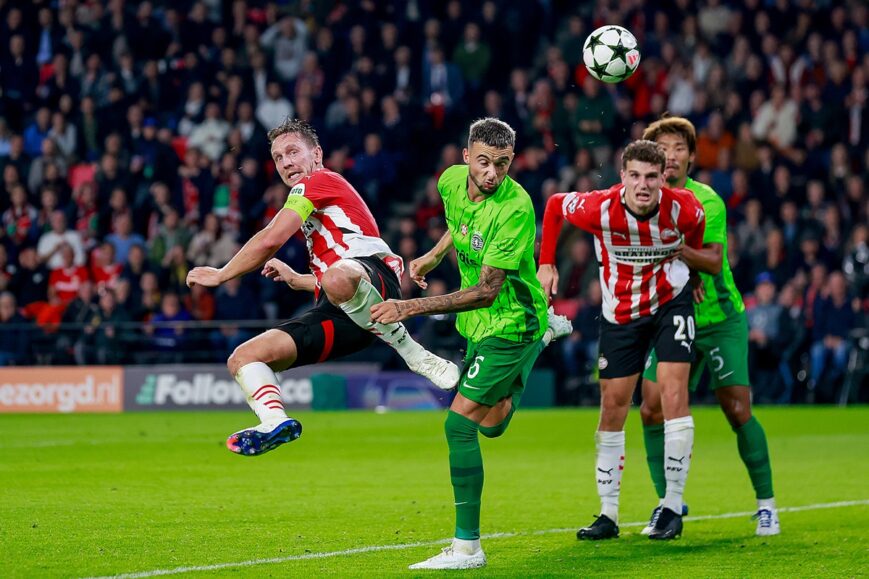 Foto: Vink verbaasd na PSV – Sporting: ‘Wil ik het daar nog niet eens over hebben..’