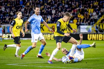 NAC wint van NEC, muntje verstiert wedstrijd