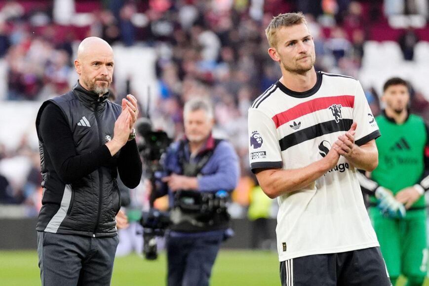 Foto: Ten Hag laakt VAR na De Ligt-moment