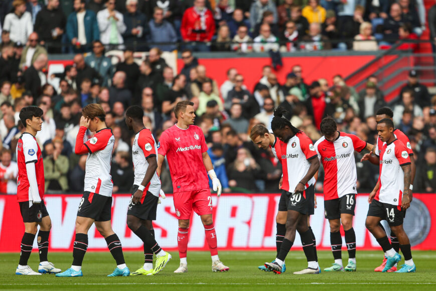 Foto: Slechtste Feyenoorder ‘wint nog geen duel van een cornervlag’