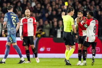 ‘Feyenoorder ontsnapte aan rood na schandalige actie’