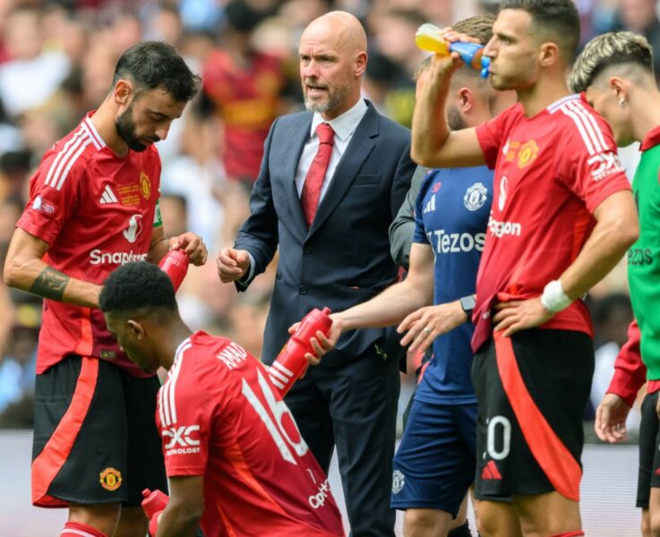 Foto: Aanvoerder Fernandes reageert op ontslag Ten Hag