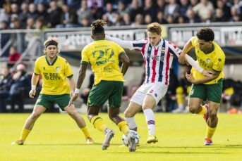 Matig Willem II krijgt te veel met gelijkspel tegen Fortuna Sittard