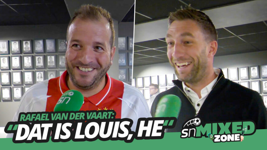 Foto: Van der Vaart en Stekelenburg moesten lachen om Van Gaal