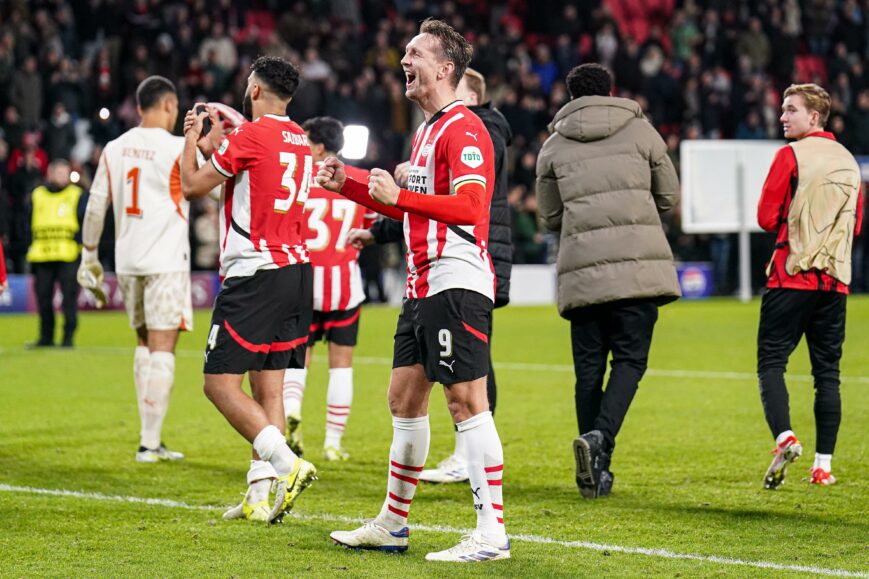 Foto: Euforie bij PSV na bizarre comeback: “Ongekend, ongelofelijk”