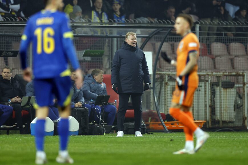 Foto: Oranje-onvoldoende voor Koeman in Nations League