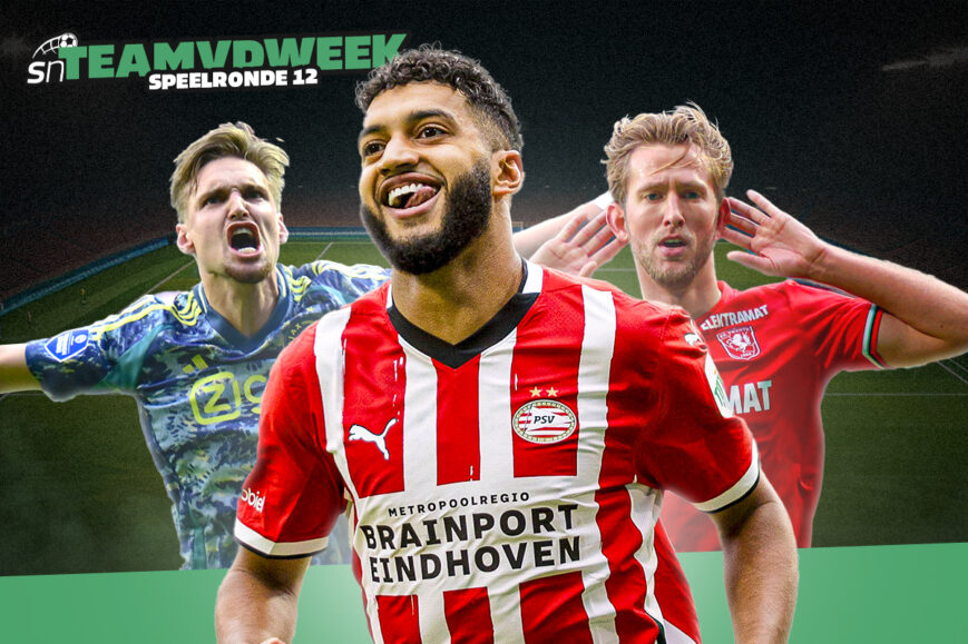 Foto: Dominerend PSV, slingerworpen als wapen bij Groningen en Zwolle | SN Team van de Week 12